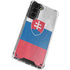 Slovakia Flag Distressed Galaxy S21 5G Clear Case